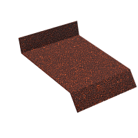 Отлив металлический с посыпкой, Красный