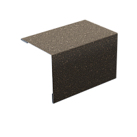 Уголок внешний металлический с посыпкой, Бежевый