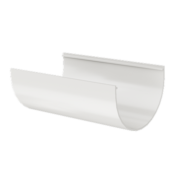 Жёлоб водосточный 3 м Престиж Пломбир, (RAL 9003)