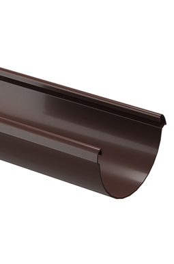 Желоб водосточный 1,5 м Люкс (Lux) Шоколад